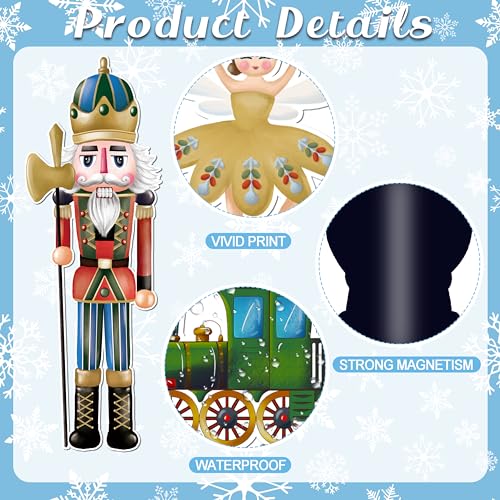 19 Pcs Christmas Garage Door Decoration Magnet O72728