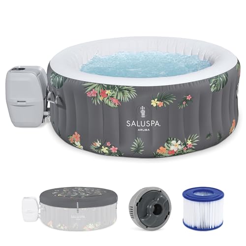 Gray Inflatable Hot Tub R71460