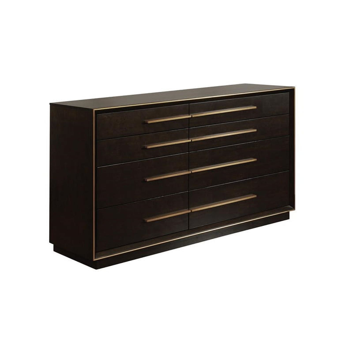 4-piece Wood California King Panel Bedroom Set in Brown and Gray G71813