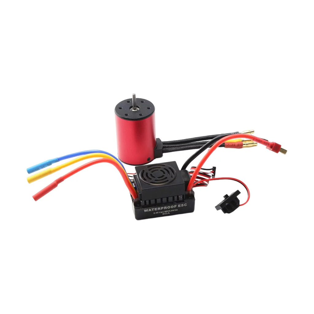Waterproof Brushless Motor 60A ESC 50Mmx36mm 4 Poles 2300kv J696