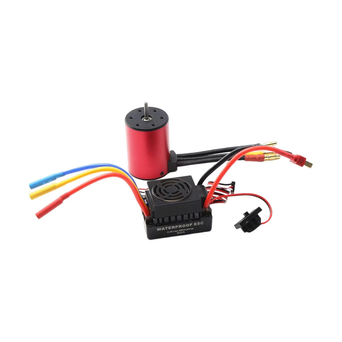 Waterproof Brushless Motor 60A ESC 50Mmx36mm 4 Poles 2300kv J696