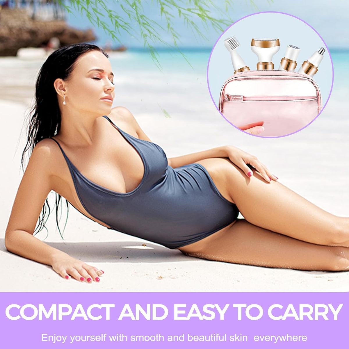 4 in 1 Rechargeable Electric Razor for Women G579
