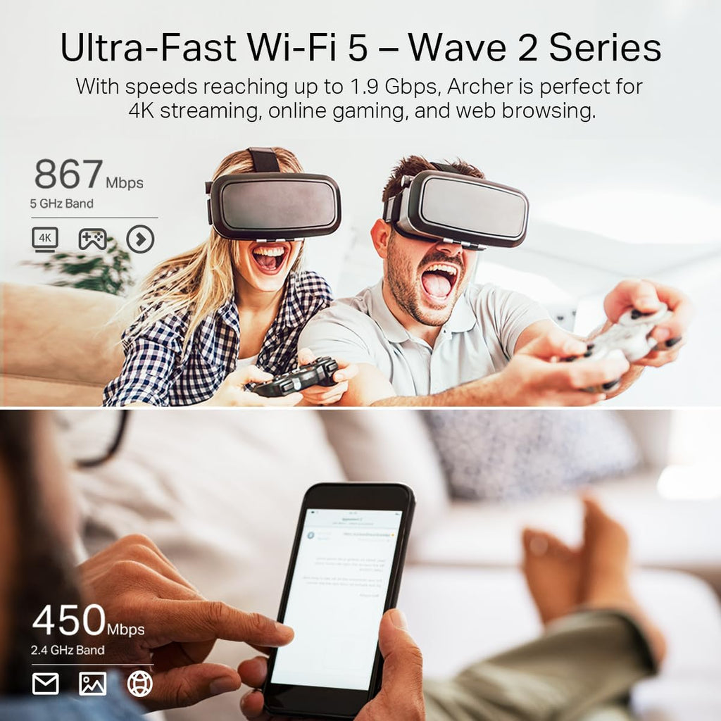 AC1900 Dual Band Gigabit Wireless Router V628