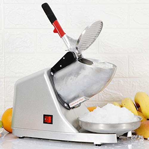 Electric Ice Shaver Ice Crusher Snow Cone Maker 300W 145 lbs D774574