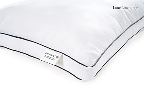 King Size Set of 2 White Down Alternative Pillows P789031