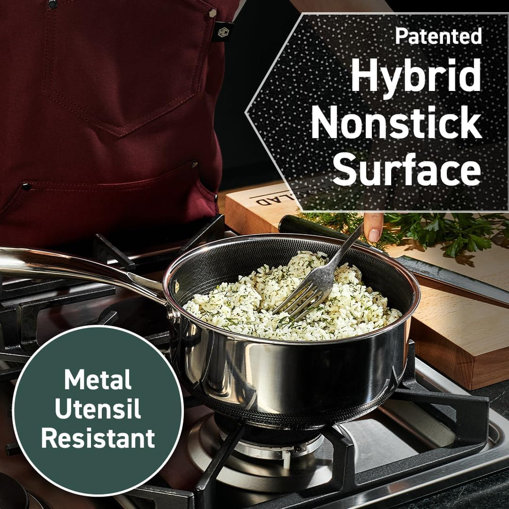 12 Piece Hybrid Stainless Steel Cookware Set N287691