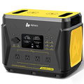 Portable Power Station 2203Wh, 1600W Solar Generator with 4 AC Outlets, 15 Power Outlets, Fast Charging F232