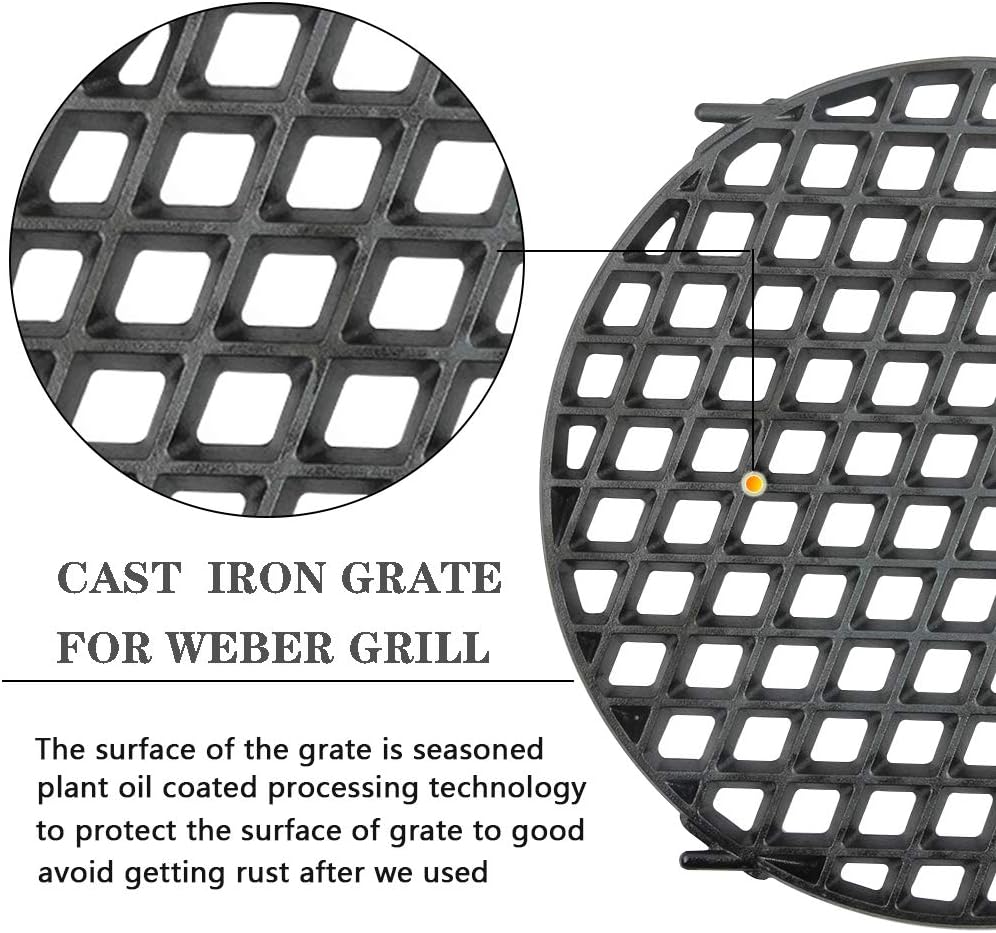 12-Inch Diameter Pre-seasoned Cast Iron Sear Grate K12171