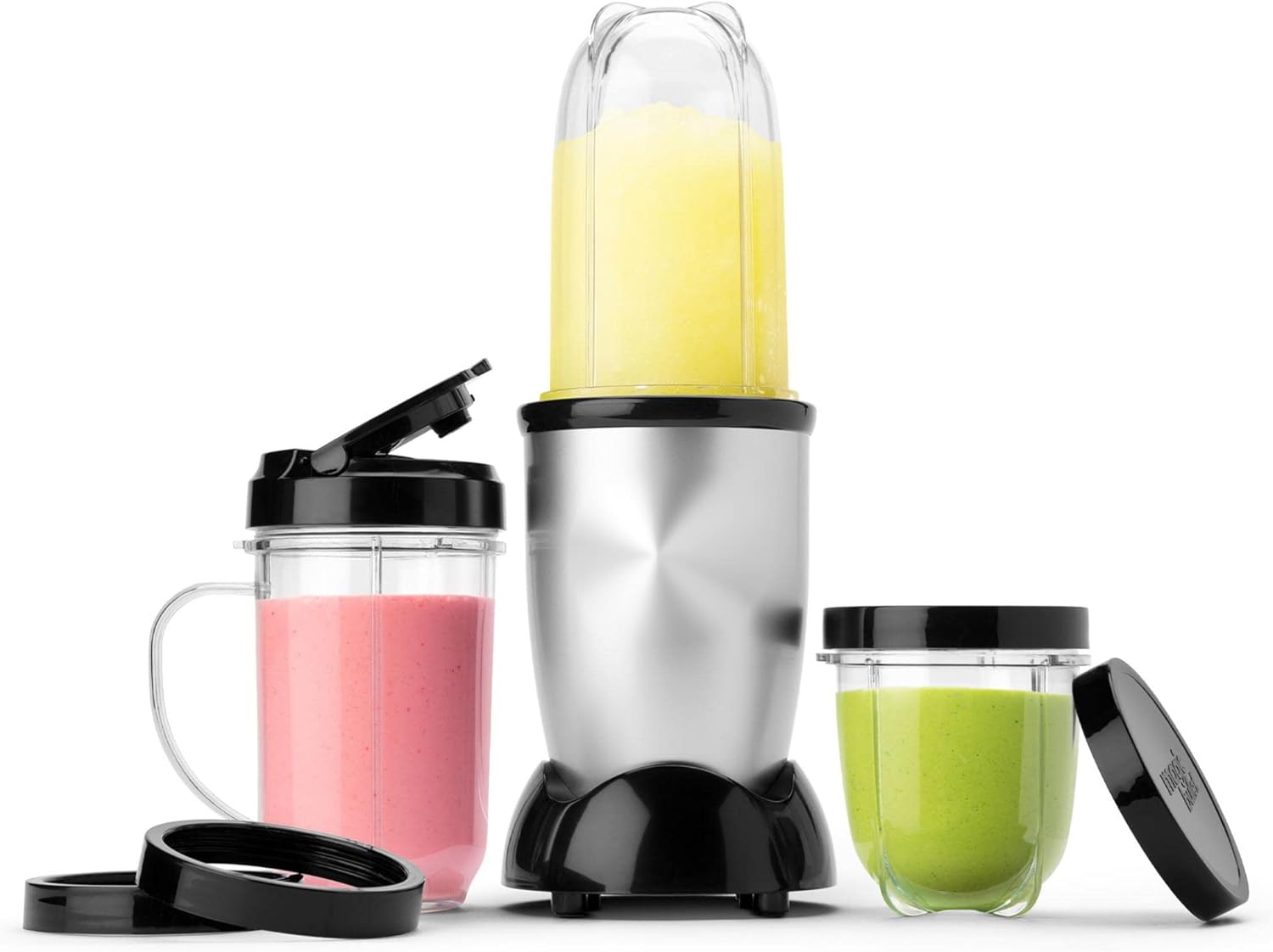 11 Piece Personal Blender Silver Black L374