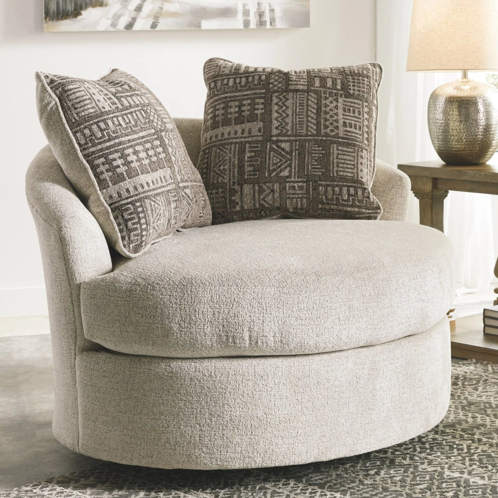 Swivel Accent Chair in Ash X31737