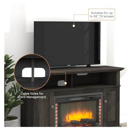 48 Inch Electric Fireplace Tv Cabinet D4228