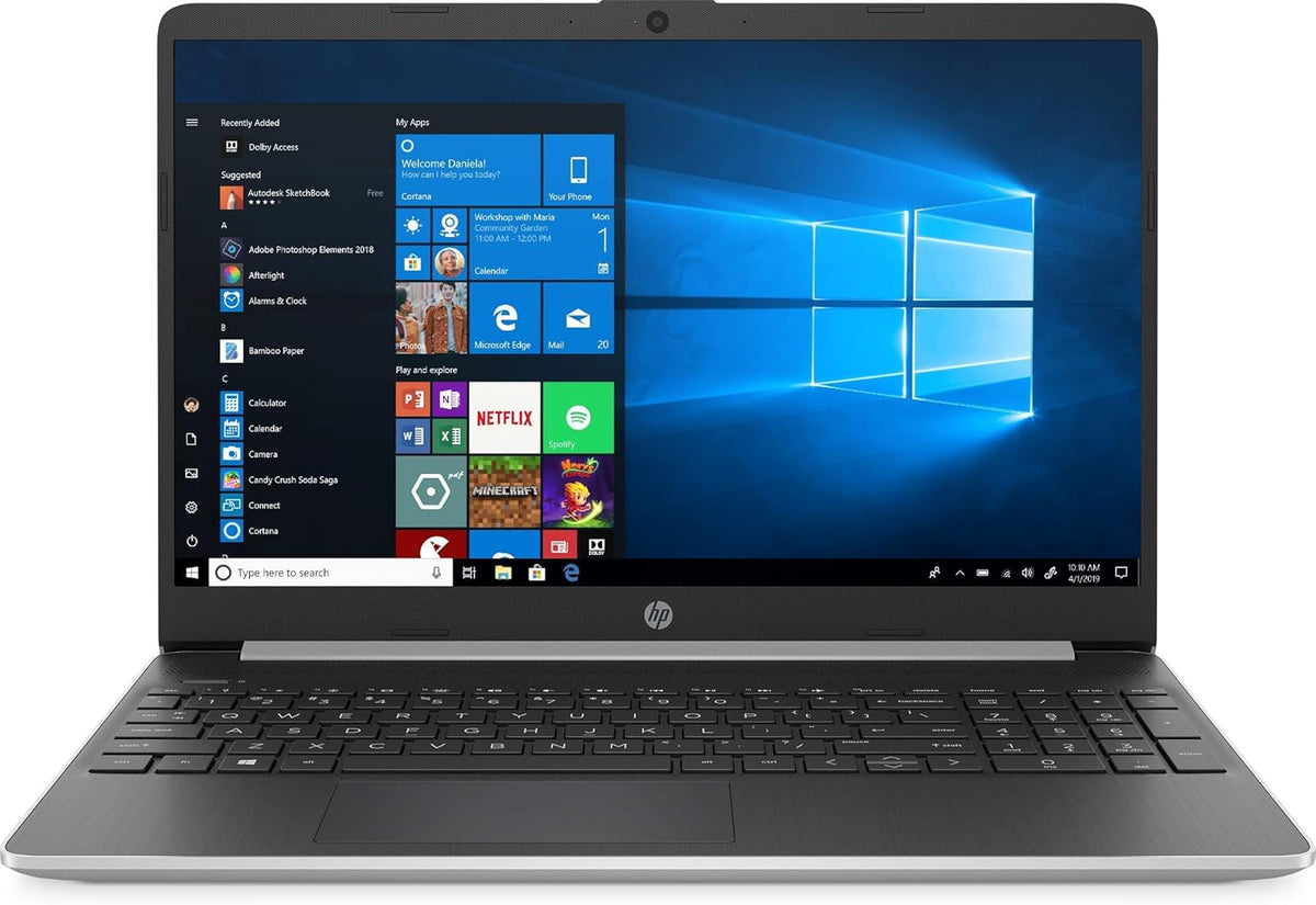 15.6" HD Touchscreen Laptop Intel Core i3 8GB DDR4 RAM 128GB SSD HDMI Bluetooth Windows 10 Silver W330