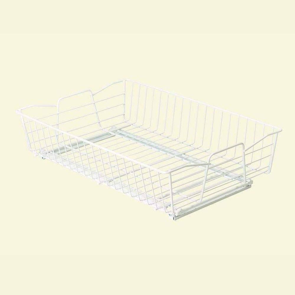 White 14-inch Wide Cabinet Organizer O230261