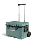 52Qt Wheeled Cooler Insulated Hard Shell Ice Chest T7159