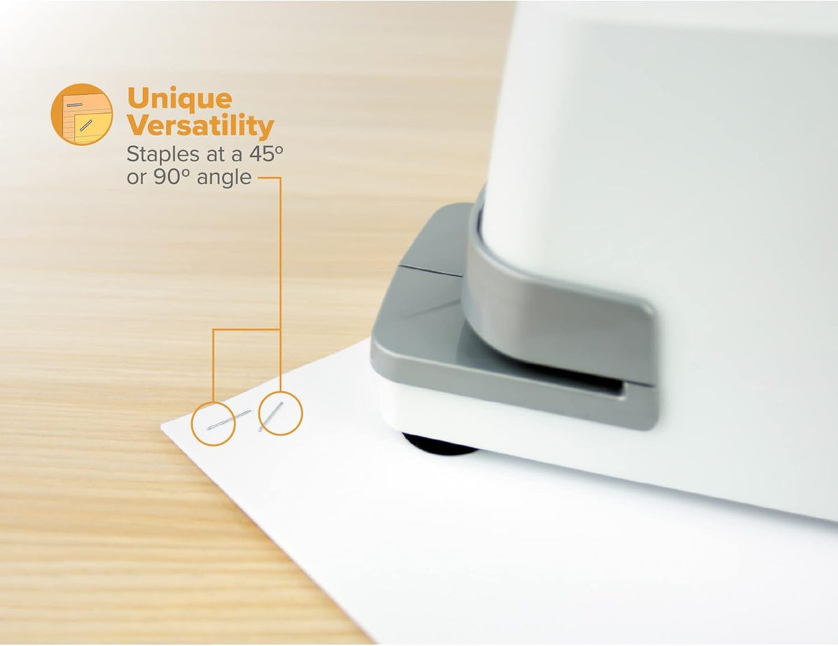 White 25 Sheet Electric Stapler X3085