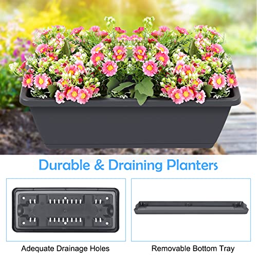 Brick Red 4 Tier Raised Garden Bed S259