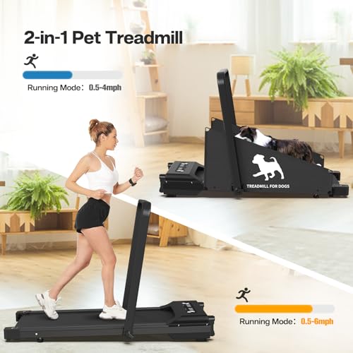 Dog Treadmill, Exercise Equipment, Up to 220lbs, Low Noise Z275736