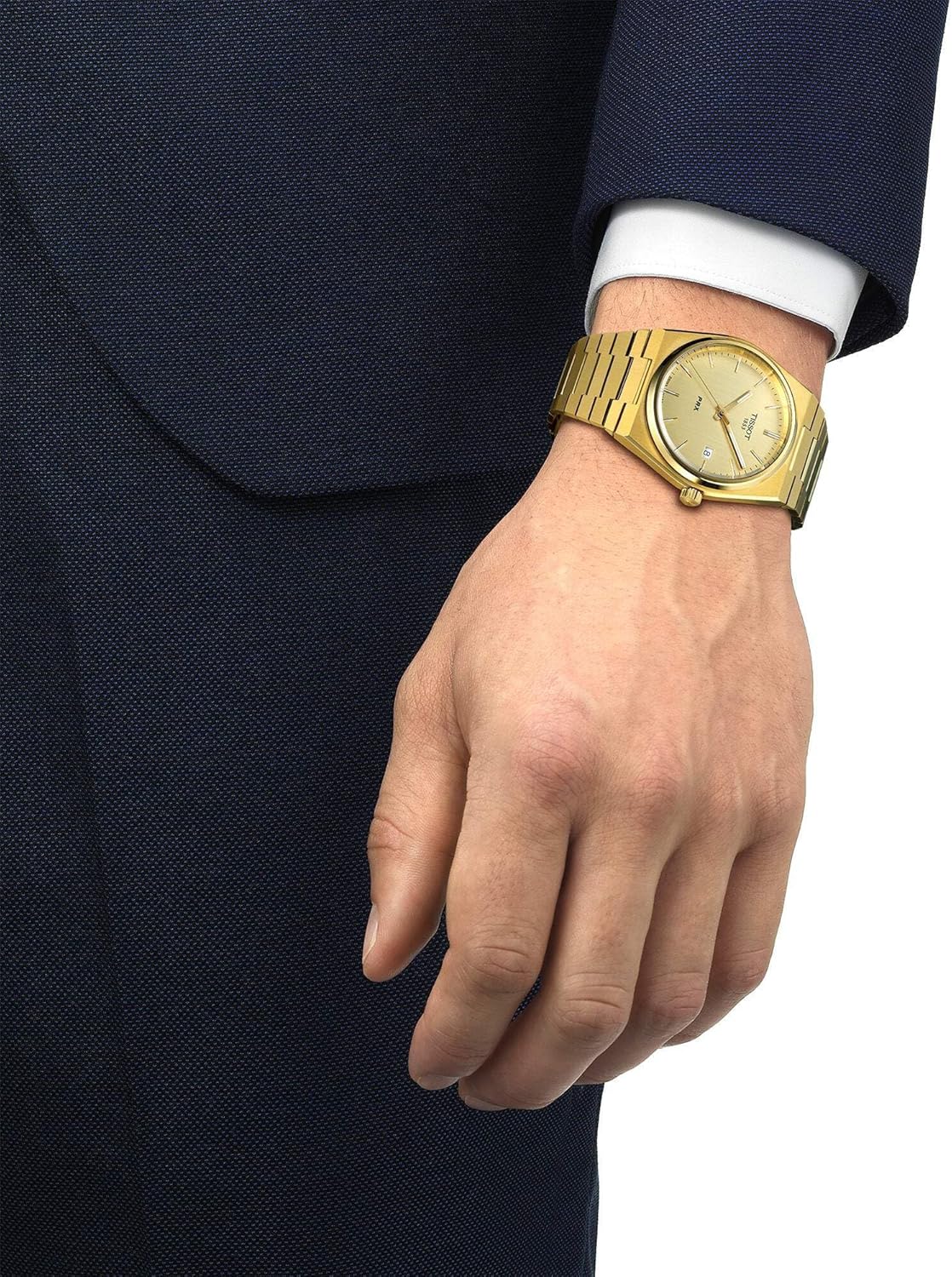 Yellow Gold PVD Coating Stainless Steel Quartz Watch I628