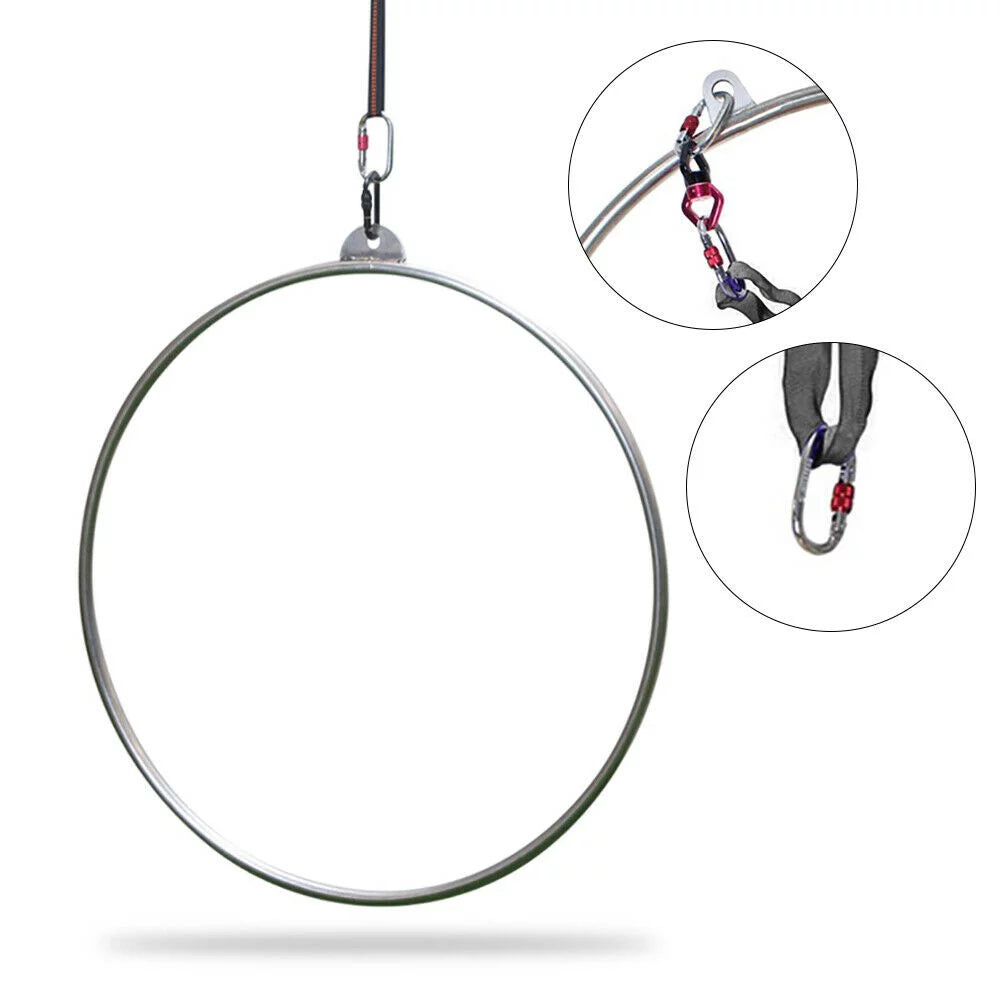 33.5" Yoga Ring Aerial Lyra Hoop Gymnastic Equipment I250249