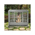 Silver 38-in Heavy Duty Dog Crate P818