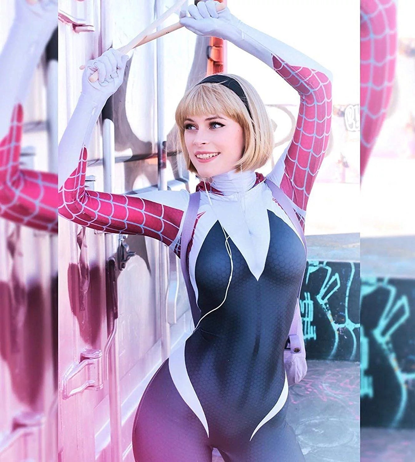 Lycra Fabric Bodysuit (XL) S602