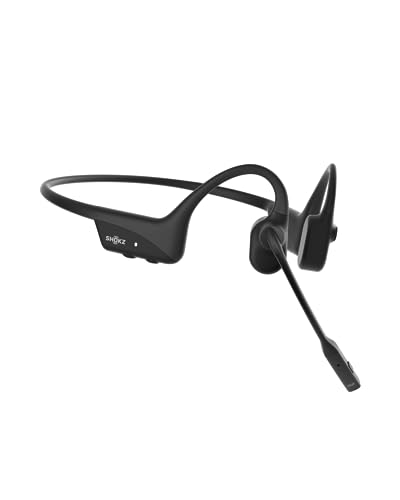 Open-Ear Bone Conduction Wireless Bluetooth Computer Headset with Noise Canceling Mic J75262