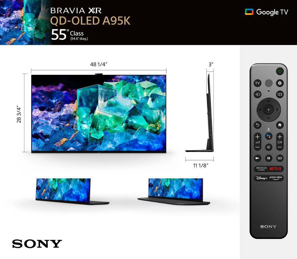 55” 4K HDR OLED TV with smart Google TV J2048