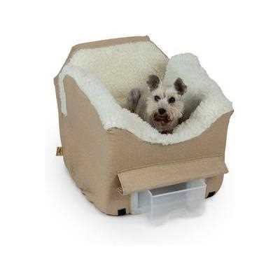 Dog Car Seat in Khaki, Size: 17L x 15W 19H D144