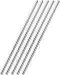 5mm x 300mm 304 Stainless Steel Solid Round Rod 5pcs I85339