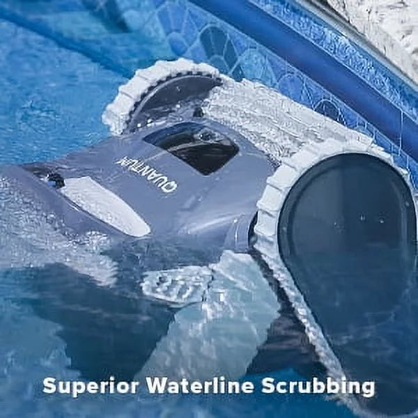 Quantum Automatic Robotic Pool Cleaner with Extra-Large Filter Basket I510