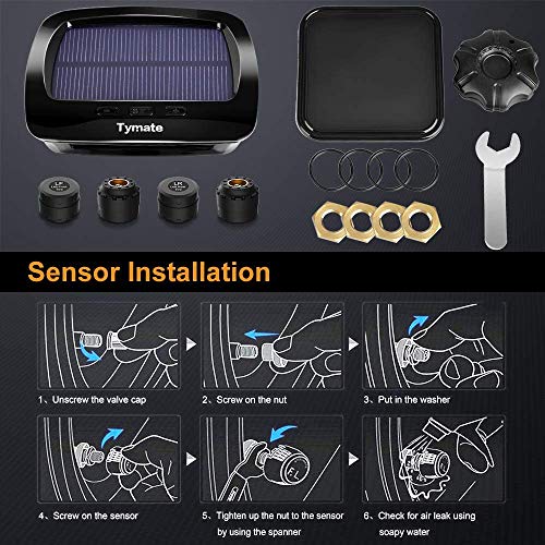 RV Tire Pressure Monitoring System with 4 Sensors I18239