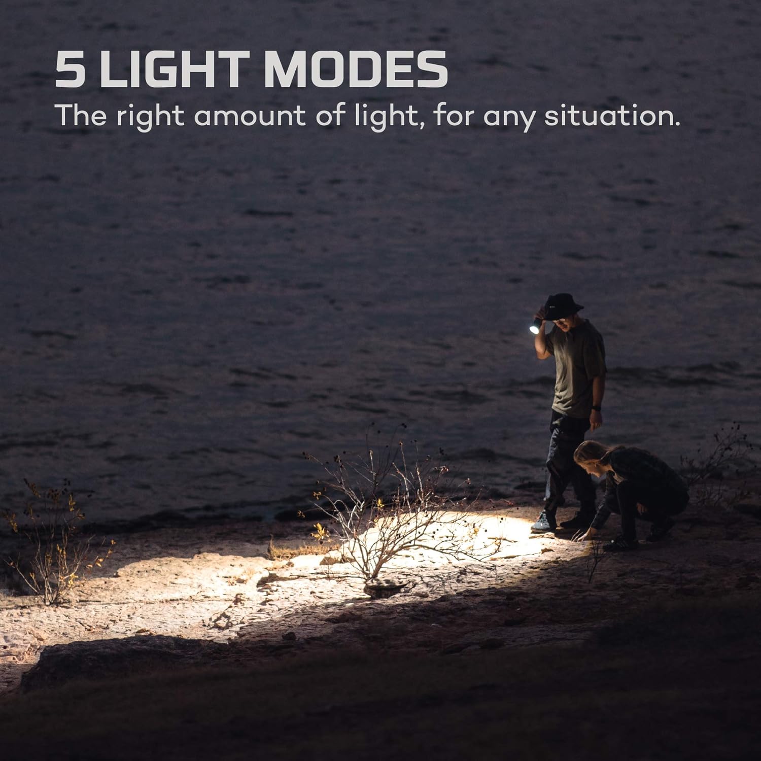12K lumen rechargeable adjustable beam LED flashlight with USB powered LED reading light bundle K1617