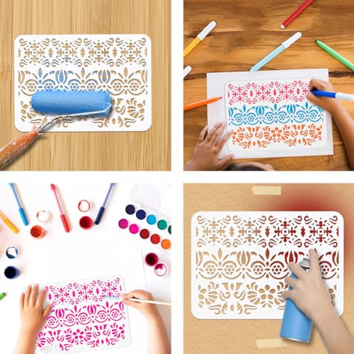 11.69x8.27 Inch Reusable Craft Stencils X34227