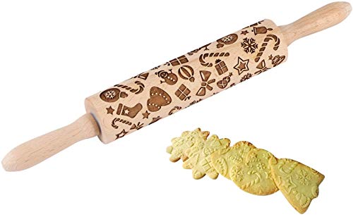 Christmas Wooden Rolling Pins L951543