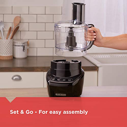 3-in-1 8-Cup Food Processor, Black Z801