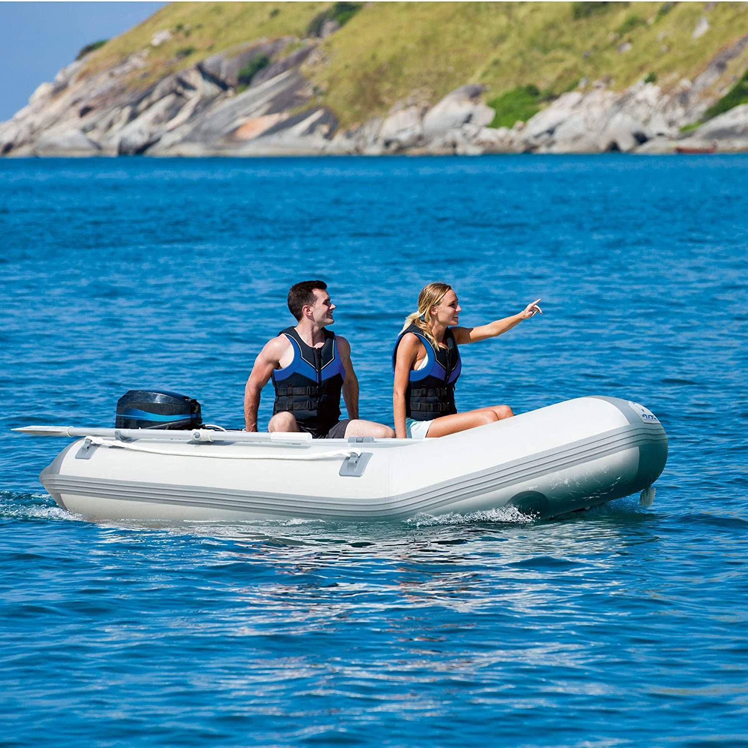 Inflatable 2 Person Boat Set with Oars & Pump N2484