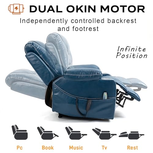 Lift Recliner Chair with Heat and Cup Holder V6468
