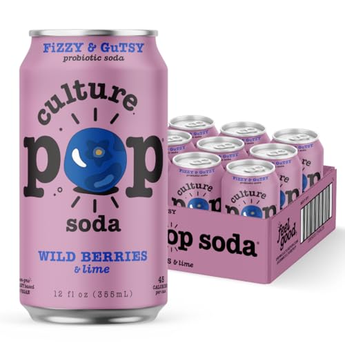 12 Pack 12 Fl Oz Sparkling Probiotic Soda K299