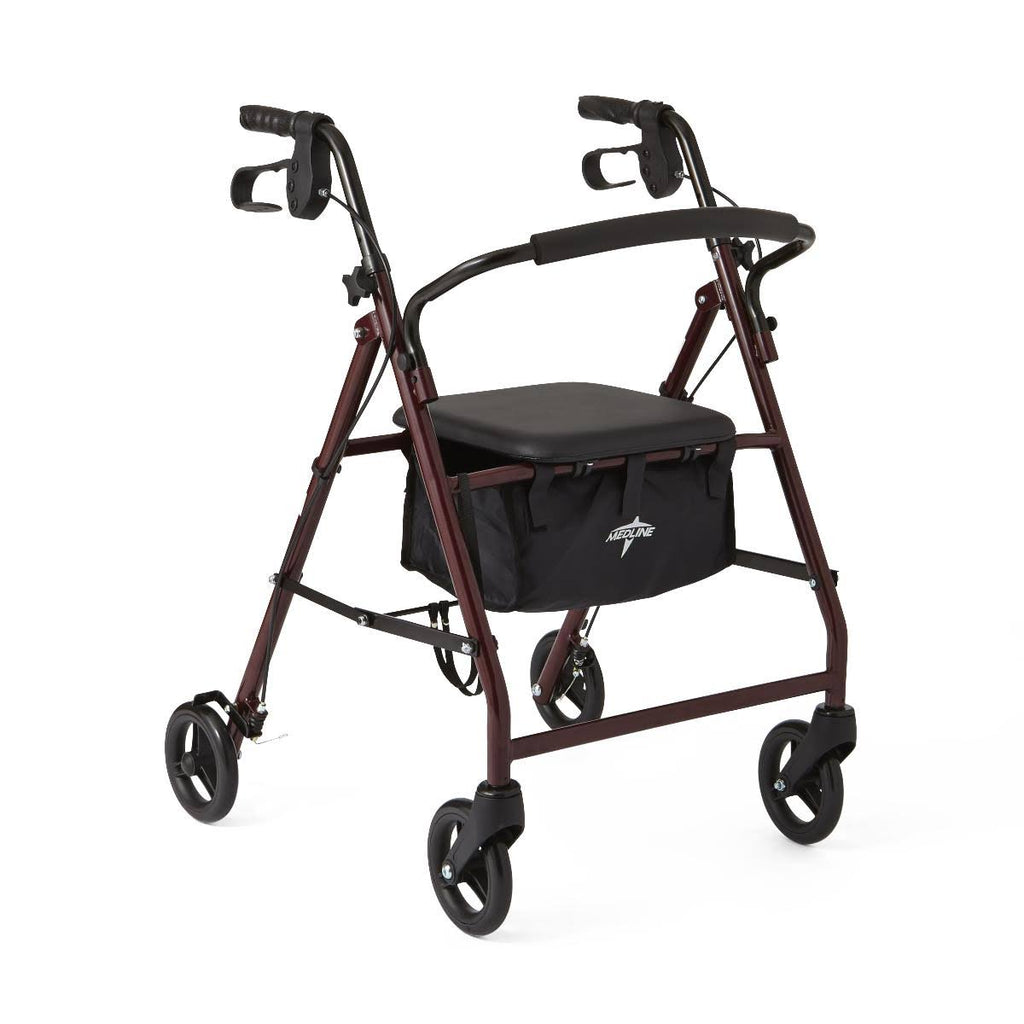 Burgundy Rollator J7134