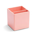 Blush Pink Plastic Pen Holder with 2 Compartments U163477