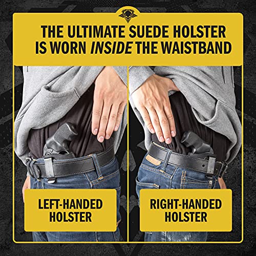 Suede Leather Revolver Holster for .38 Special & J Frame Revolvers D88906