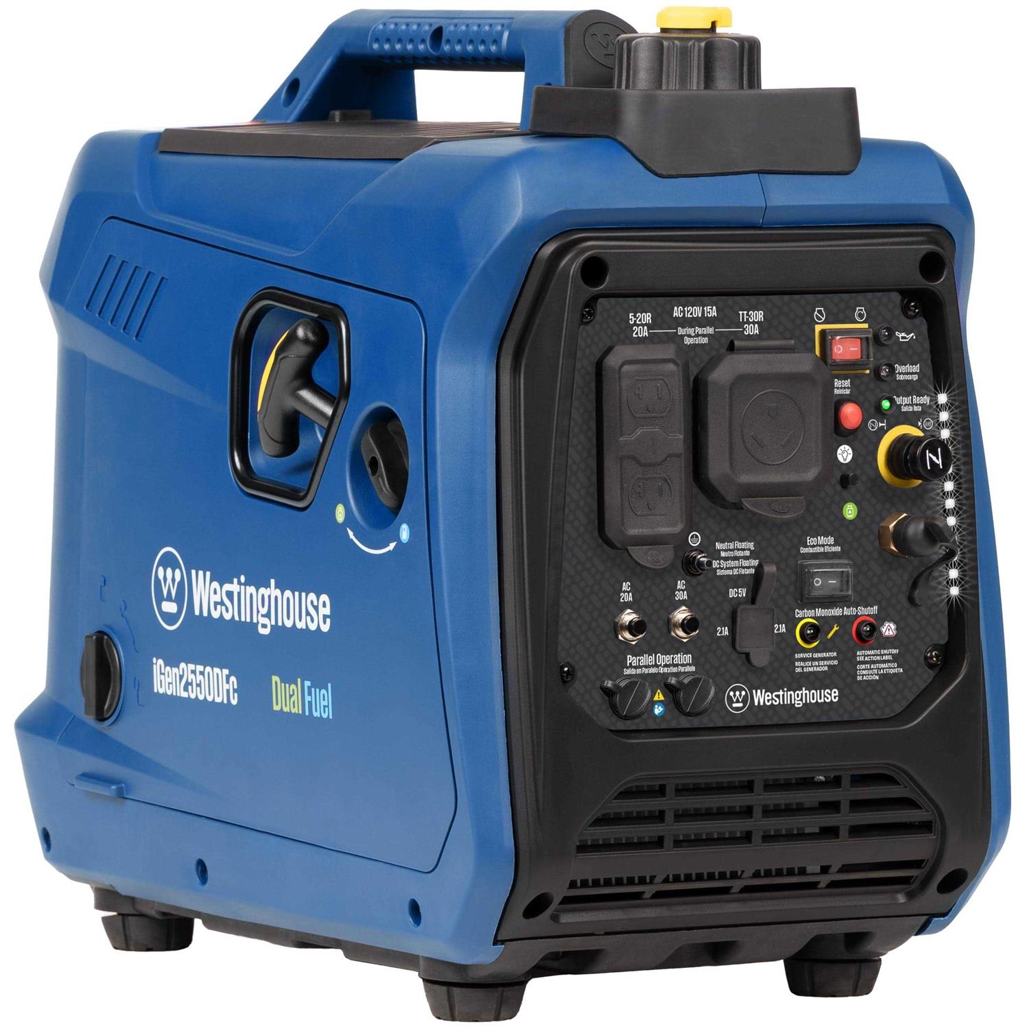 2550 Watt Dual Fuel Portable Inverter Generator V307