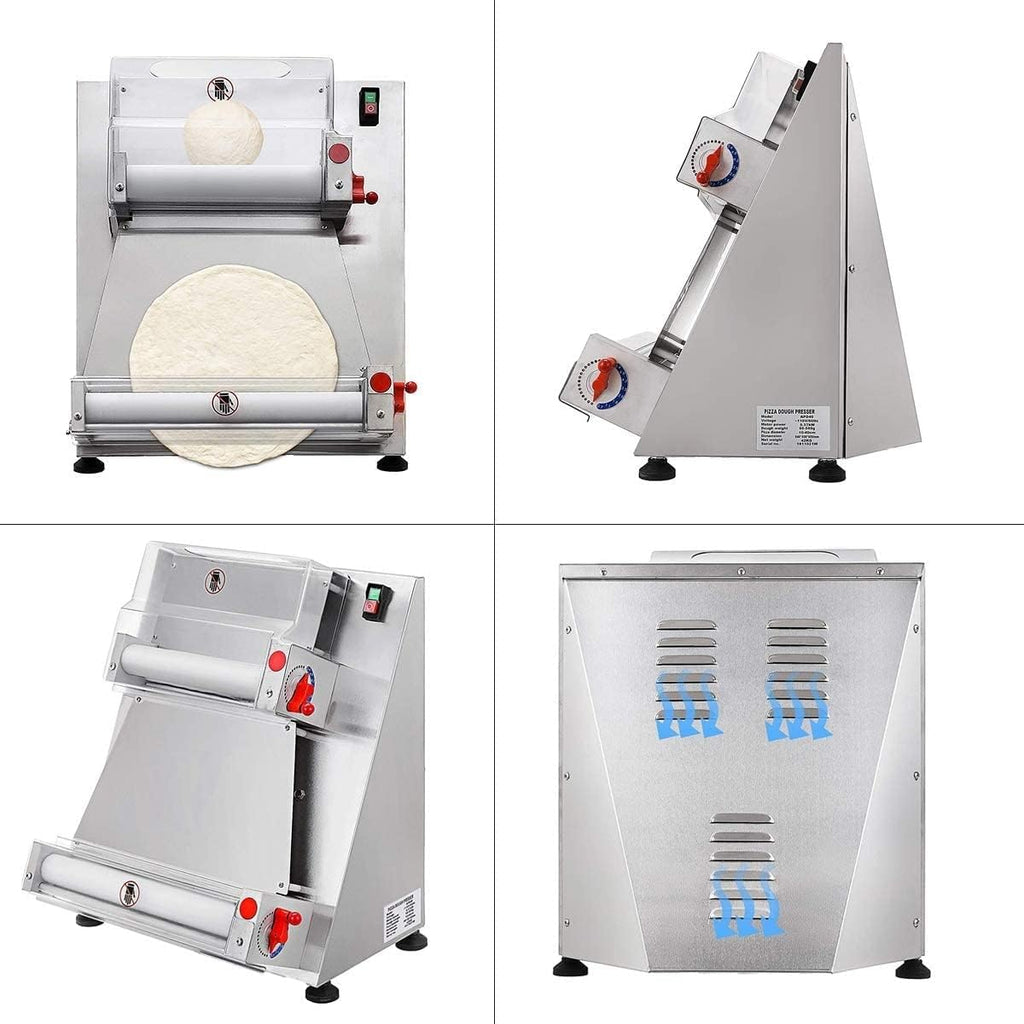 Pizza Press, Automatic Pizza Dough Roller Machine, Commercial Dough Sheeter Maker V2342