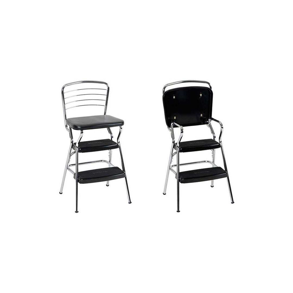 Retro Chair with Step Stool S703108