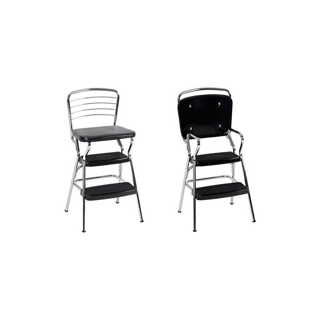 Retro Chair with Step Stool S703108