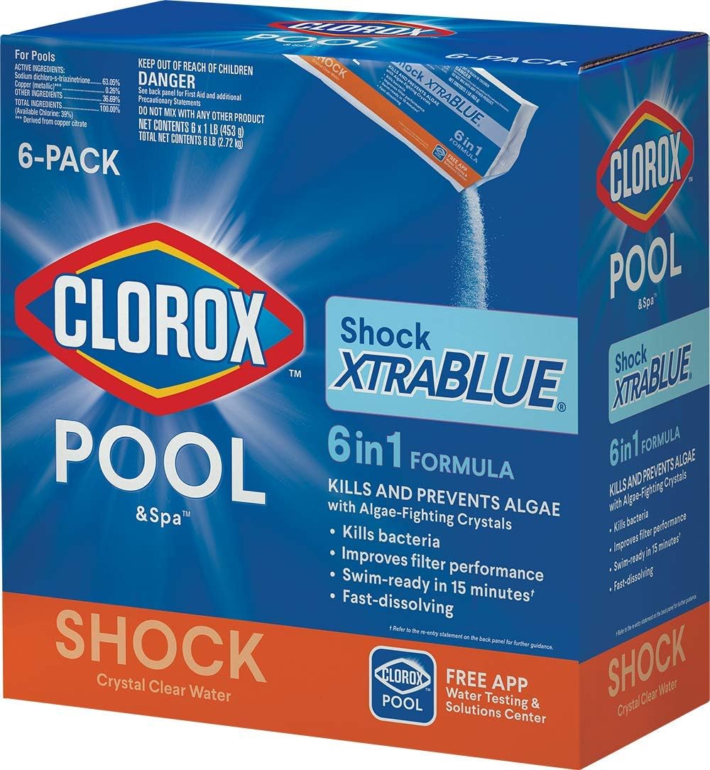 6 Pack Pool Shock XtraBlue N11487