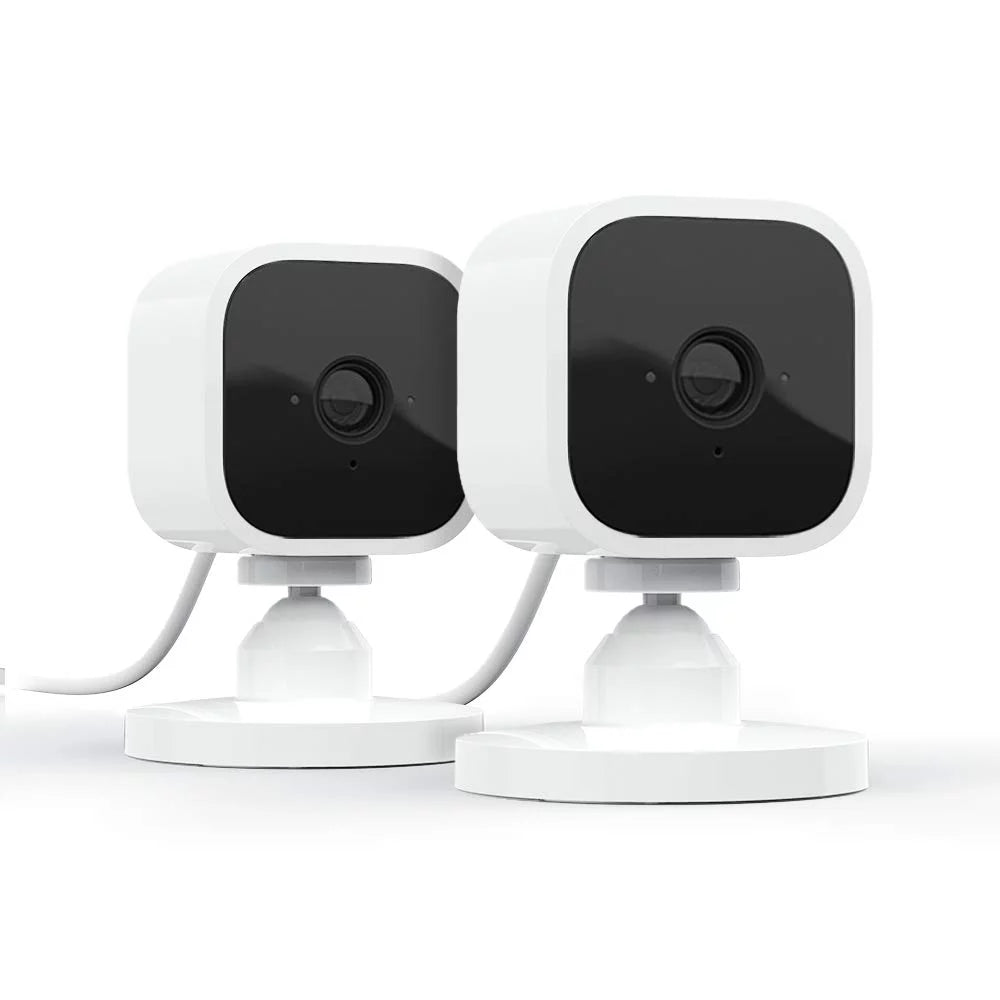 2 Camera Pack Compact Indoor Plug-in Smart Security Camera with 1080 HD Night Vision Motion Detection Two-Way Audio V75643