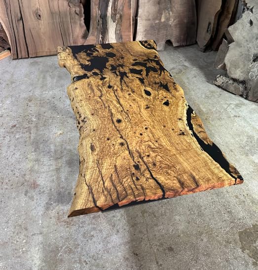 Epoxy Wooden Dining Table (30 x 36 x 24 Inches) M583