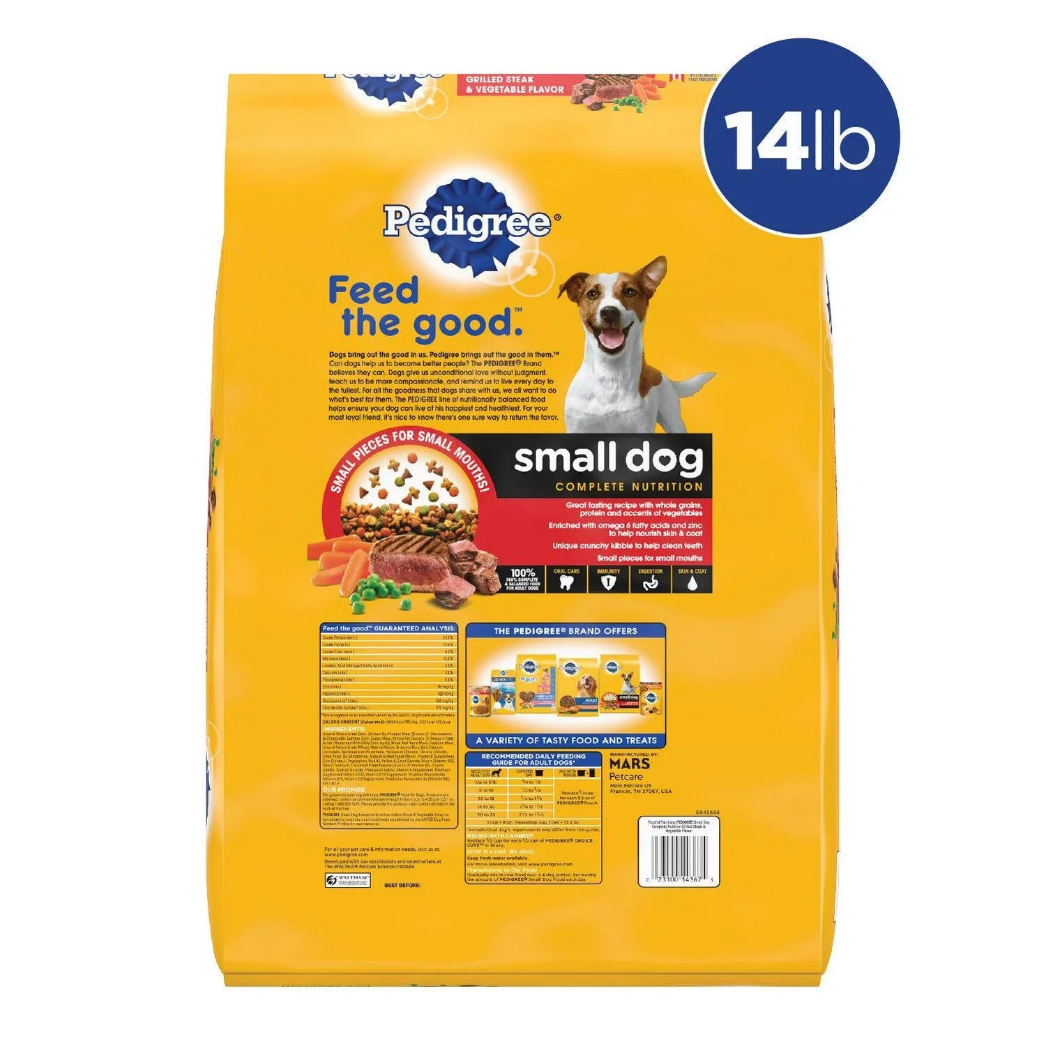 14 lb. Bag Small Breed Adult Dry Dog Food G338894