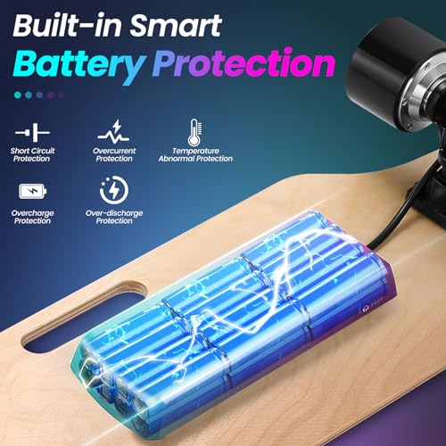 Electric Skateboard with Remote, 350W Brushless Motor E346508